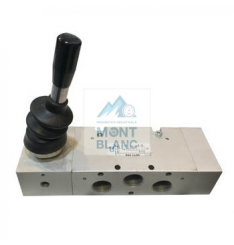 5243C ML90, 5243A ML90, 5243P ML90 Distribuitor pneumatic 5/3 G1/2 actionare maneta, revenire la centru, 90°