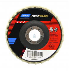 DISC POLISARE NORTON SPE XFLD 115x22 F0005  FELT - imagine 2