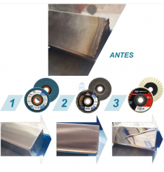 DISC POLISARE NORTON SPE XFLD 115x22 F0005  FELT - imagine 5