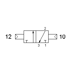 382 CC, 382 MC Valva Pneumatica NAMUR 3/2 - imagine 4