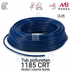 Furtun pneumatic Poliuretan 1185 CRT | Extraflex | Insertie textila - imagine 2