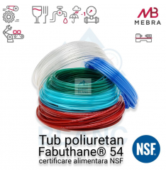 Furtun Poliuretan Alimentar Fabuthane 54 - certificat alimentar Food Grade NSF
