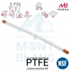 Furtun PTFE Teflon Alimentar rezistent la temperatura - imagine 2