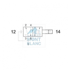 152 ME, 152 EE, 152 EFP DISTRIBUITOR PNEUMATIC ISO1 5/2 ACTIONAT ELECTRIC - imagine 4