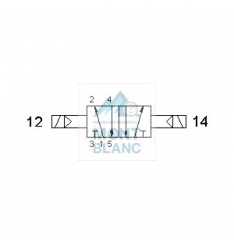 152 ME AS, 152 EE AS DISTRIBUITOR PNEUMATIC ISO1 5/2 ACTIONAT ELECTRIC PILOTARE EXTERNA - imagine 7