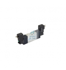 851 EE AS 02 Distribuitor VDMA18mm 5/2 actionat electric, 2 bobine pilotare separata,  revenire pneumatica