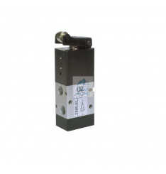 321 MRSA, 321 MRS Ventil pneumatic servopilotat 3/2, levier rola, filet G1/8, revenire arc